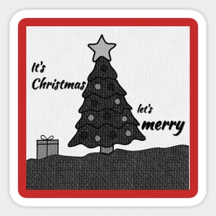 It's Christmas Sticker